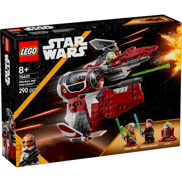 Конструктор LEGO Star Wars Джедайський перехватчик Асоки 290дет. (75401)