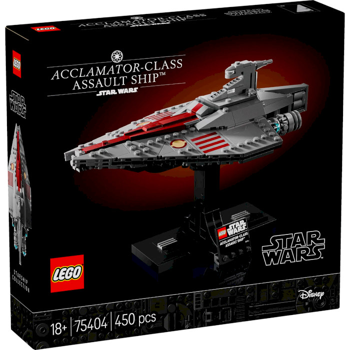 Конструктор LEGO Star Wars Штурмовой корабль класса Аккламатор 450дет. (75404)