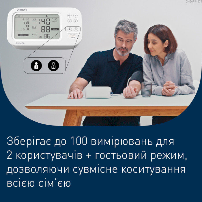 Тонометр OMRON M6 Comfort AFib (HEM-7380-E)