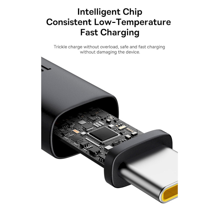 Кабель BASEUS Dura Series Fast Charging Cable Type-C to Type-C 100W 2м Gold/Black (P10377803U01-02)