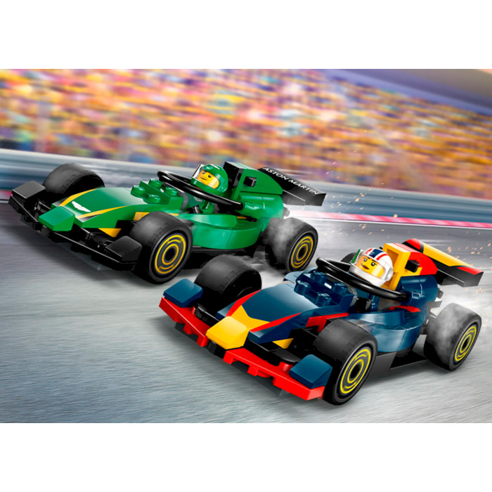 Конструктор LEGO City Грузовик F1 с болидами RB20 и AMR24 F1 1086дет. (60445)