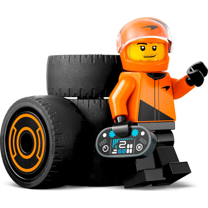 Конструктор LEGO City Пилот F1 с автомобилем для гонки команды McLaren 86дет. (60442)