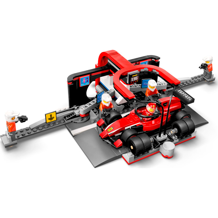 Конструктор LEGO City Пит-стоп и пит-экипаж F1 с болидом Ferrari 322дет. (60443)