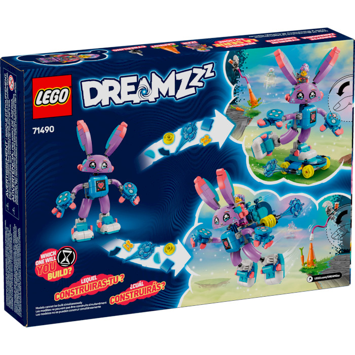 Конструктор LEGO DREAMZzz Иззи и Бунчуро, игровой кролик 252дет. (71490)