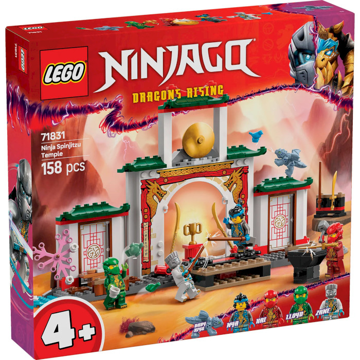 Конструктор LEGO Ninjago Храм ниндзя Спин-джитсу 158дет. (71831)