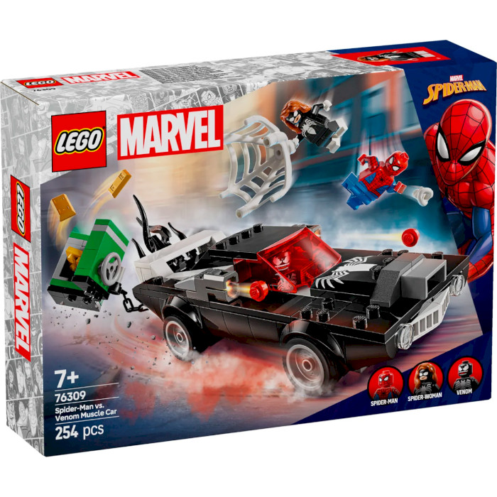 Конструктор LEGO Super Heroes Marvel Человек-паук против маслкара Венома 254дет. (76309)