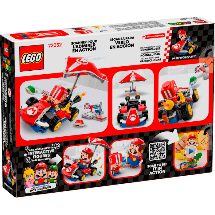 Конструктор LEGO Super Mario Mario Kart – Standard Kart 174дет. (72032)