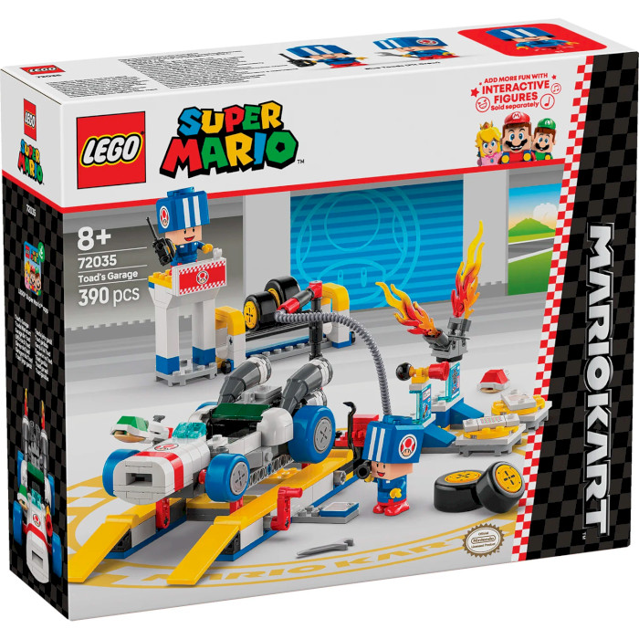 Конструктор LEGO Super Mario Mario Kart – Toad's Garage 390дет. (72035)