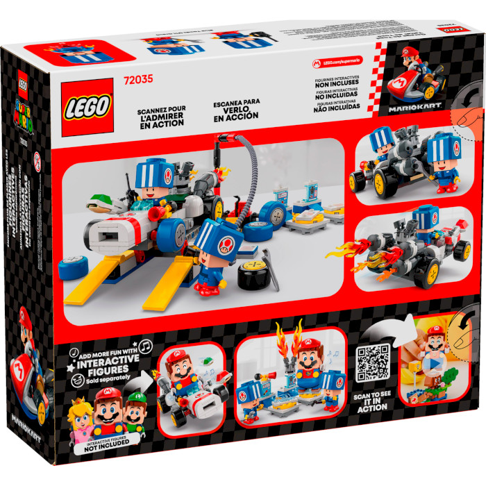 Конструктор LEGO Super Mario Mario Kart – Toad's Garage 390дет. (72035)