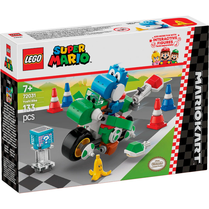 Конструктор LEGO Super Mario Mario Kart – Yoshi Bike 133дет. (72031)