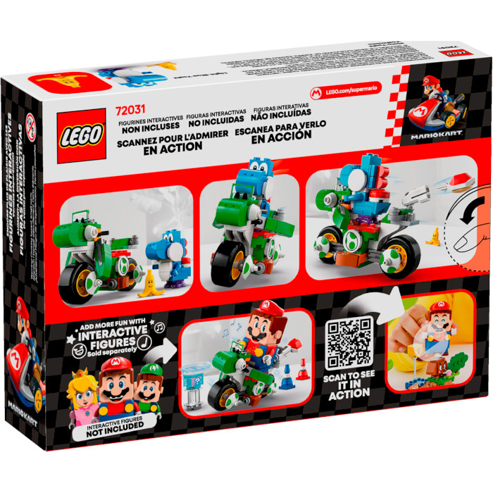 Конструктор LEGO Super Mario Mario Kart – Yoshi Bike 133дет. (72031)