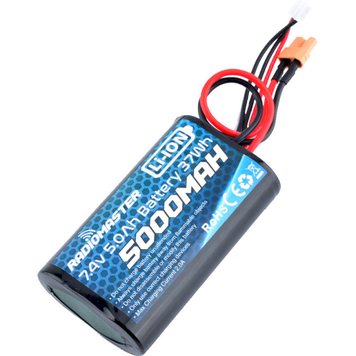 Аккумулятор RADIOMASTER 2S 7.4V 5Ah 37Wh Li-Po Battery 5000mAh