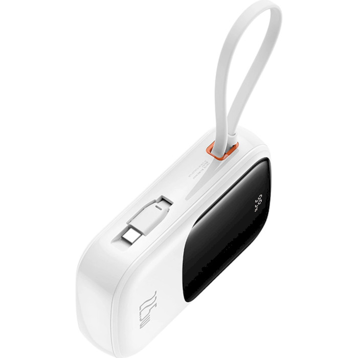 Повербанк BASEUS Qpow Pro+ Digital Display Fast Charge Power Bank 22.5W 20000mAh White (P10067103213-00)