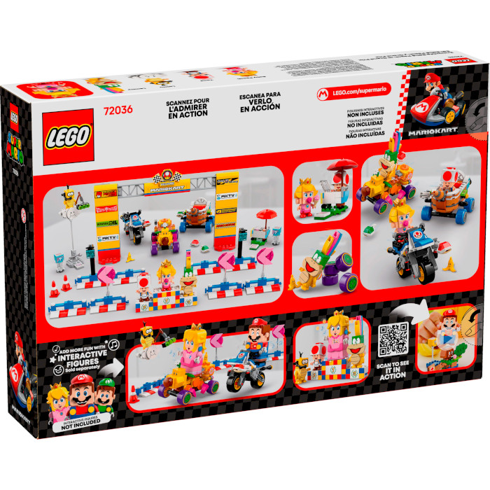 Конструктор LEGO Super Mario Mario Kart - Baby Peach & Grand Prix 823дет. (72036)