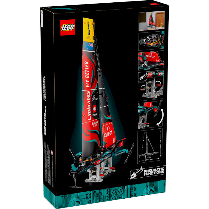 Конструктор LEGO Technic Яхта Emirates Team New Zealand AC75 962дет. (42174)