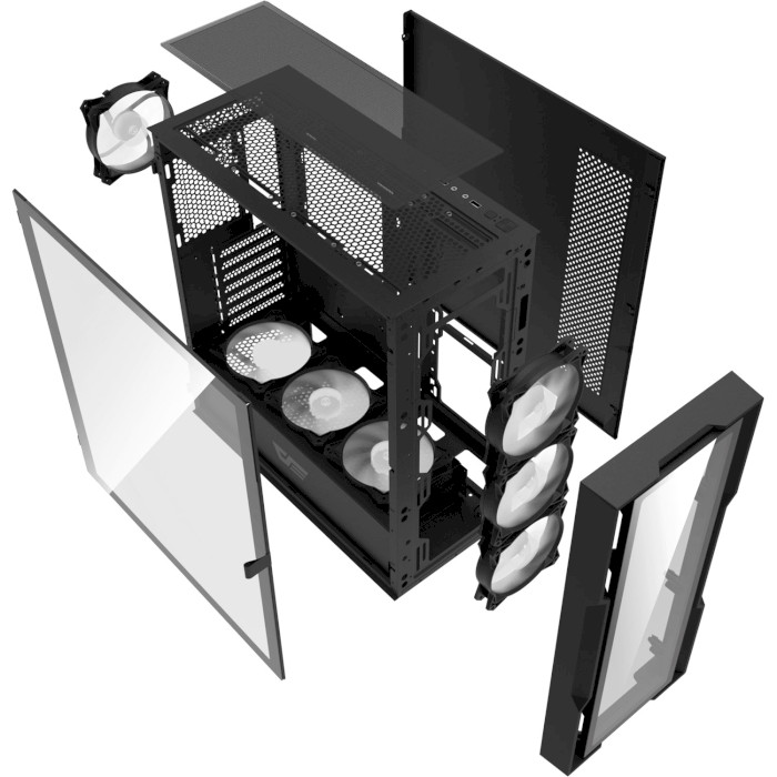 Корпус DARKFLASH DK431 Glass Black