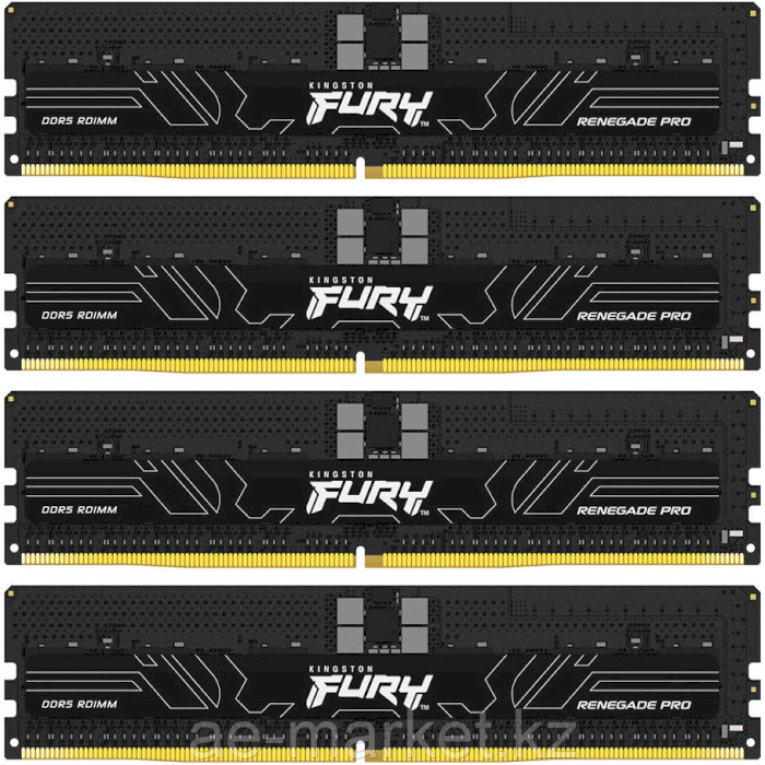 Модуль пам'яті DDR5 6000MHz 64GB Kit 4x16GB KINGSTON FURY Renegade Pro ECC RDIMM