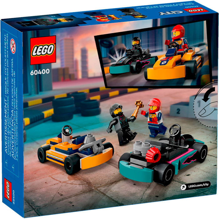 Конструктор LEGO City Картинг и гонщики 99дет. (60400)