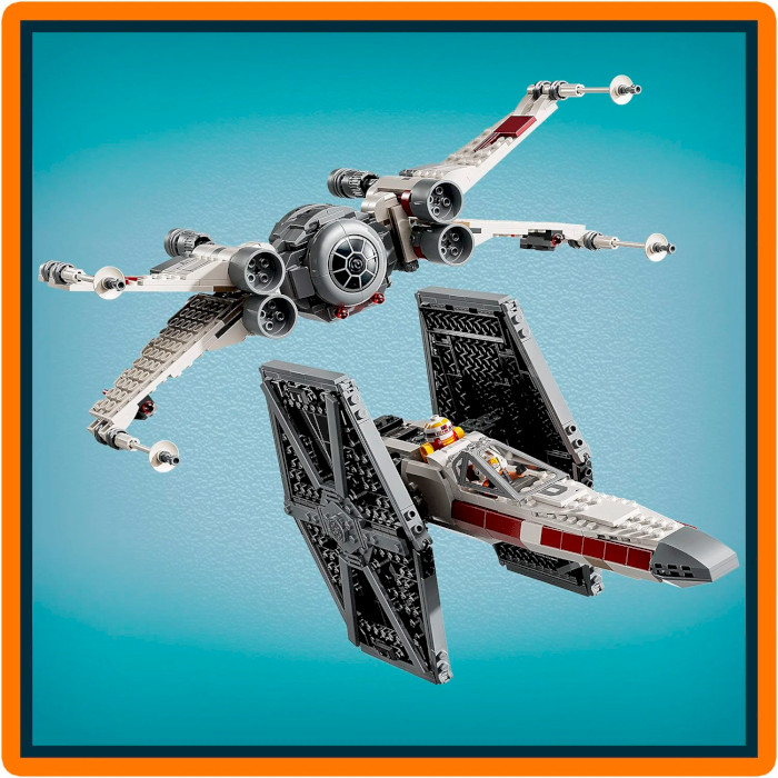 Конструктор LEGO Star Wars Сборный пакет «Истребитель TIE и Корабль X-wing» 1063дет. (75393)