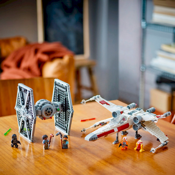 Конструктор LEGO Star Wars Сборный пакет «Истребитель TIE и Корабль X-wing» 1063дет. (75393)