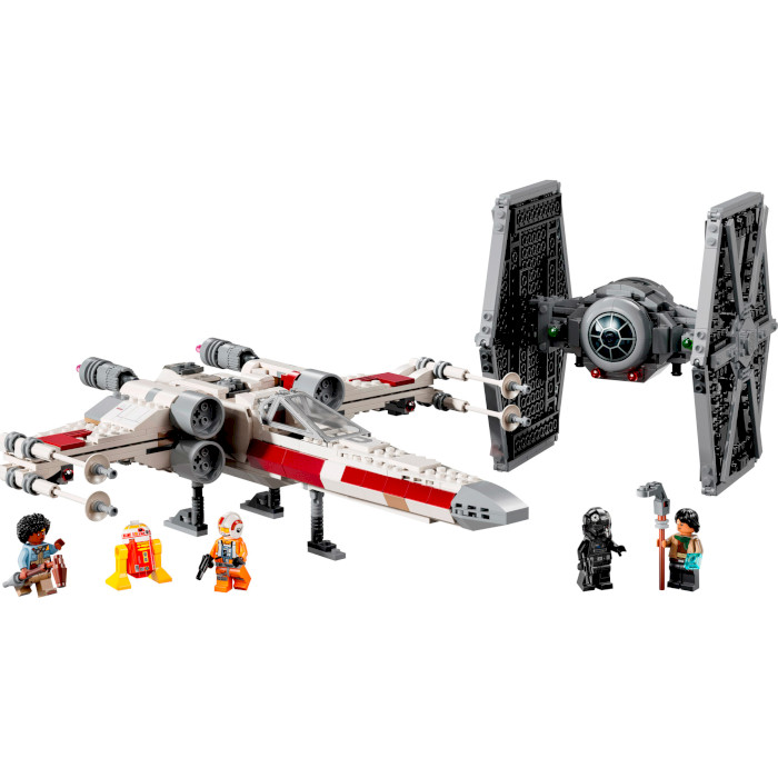 Конструктор LEGO Star Wars Сборный пакет «Истребитель TIE и Корабль X-wing» 1063дет. (75393)