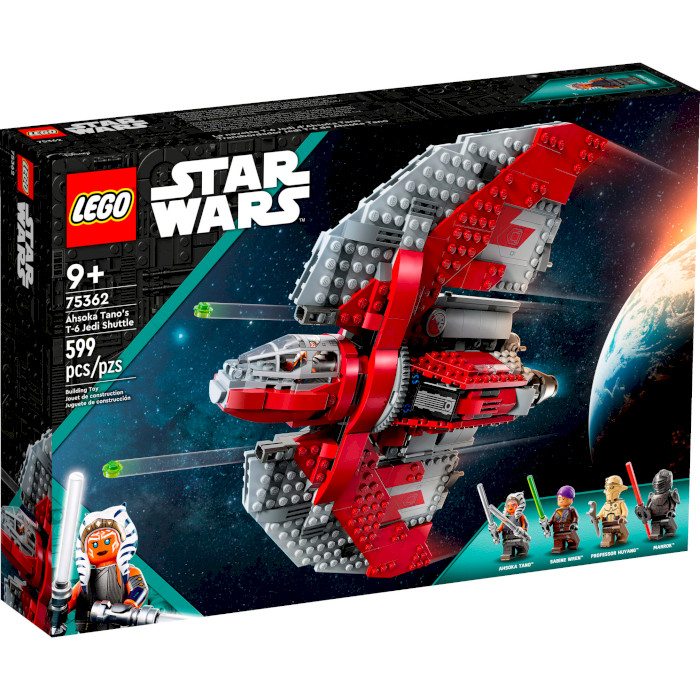 Конструктор LEGO Star Wars Джедайский шаттл Т-6 Асоки Тано 599дет. (75362)