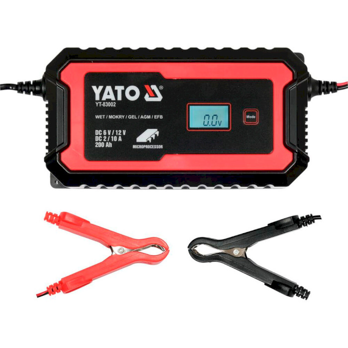 Зарядное устройство для АКБ YATO YT-83002 GEL/AGM/SLA 6V/12V 2/10А