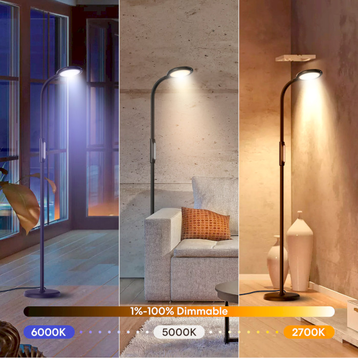 Розумний торшер MEROSS MSL610 3-in-1 Smart Floor Lamp 12W