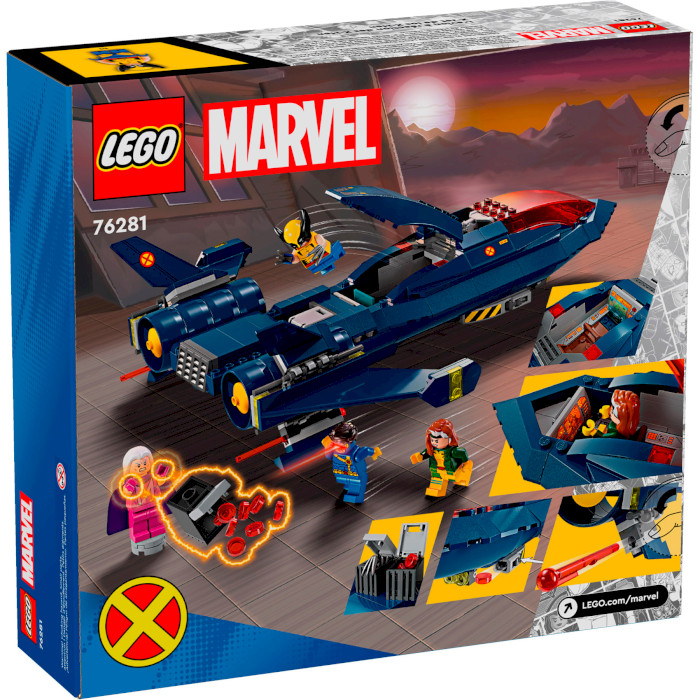 Конструктор LEGO Super Heroes Marvel X-Jet Людей Икс 359дет. (76281)