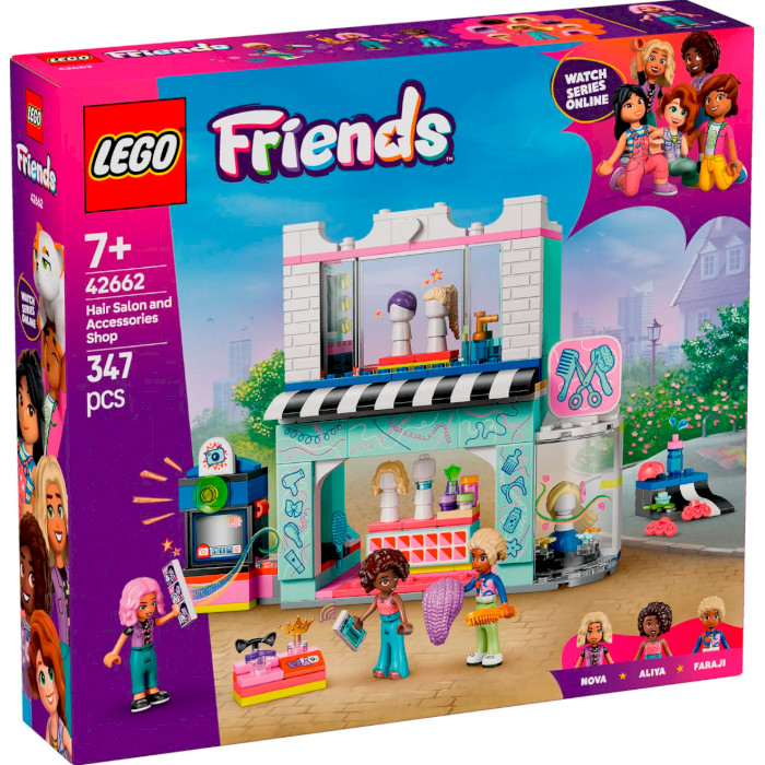 Конструктор LEGO Friends Парикмахерская и магазин аксессуаров 347дет. (42662)