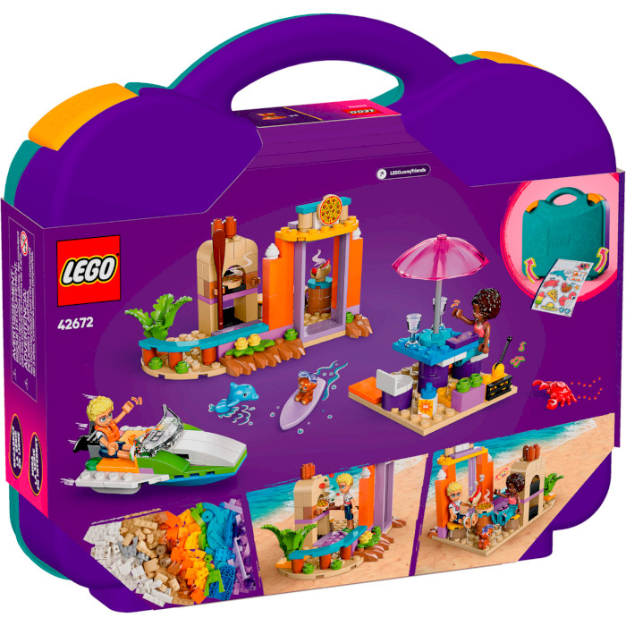 Конструктор LEGO Friends Творческий чемодан для путешествий и отдыха на пляже 188дет. (42672)