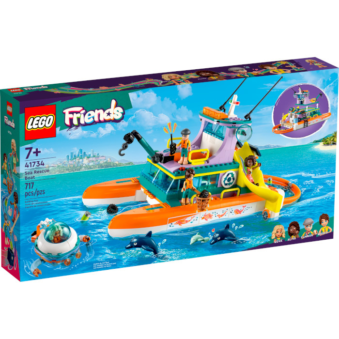 Конструктор LEGO Friends Лодка морской спасательной бригады 717дет. (41734)