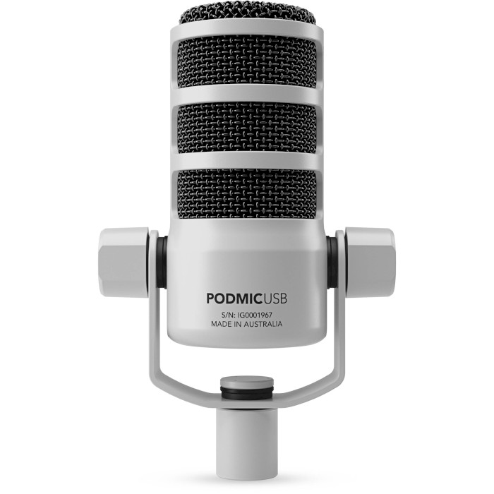 Мікрофон для стримінгу/подкастів RODE PodMic USB White (PODMICUSBW)