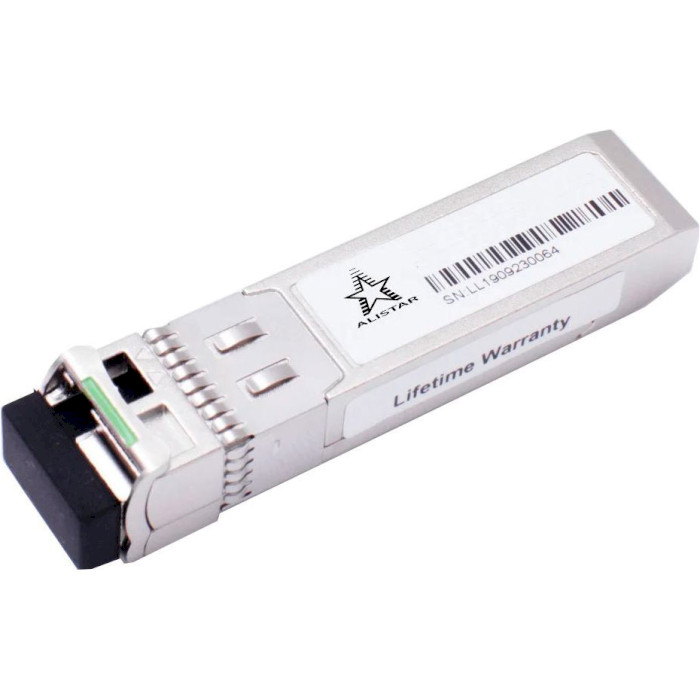 Модуль ALISTAR SFP-10G-ZR-BX-D SFP+ 10GbE Tx1550/Rx1490 80km WDM SM LC