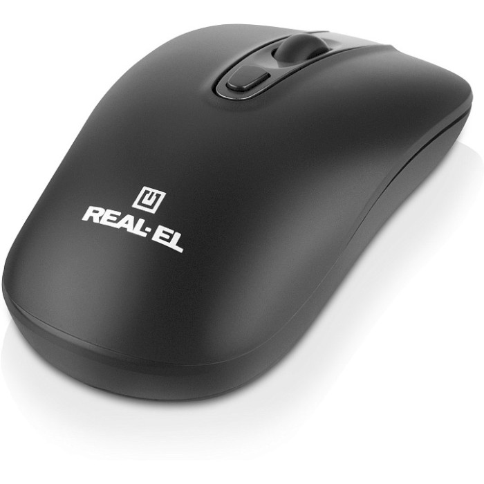 Миша REAL-EL RM-350 Wireless Black (EL123200043)