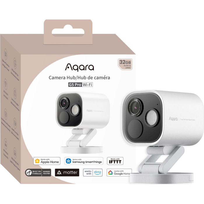 Камера-хаб AQARA G5 Pro Wi-Fi White (CH-C07D)