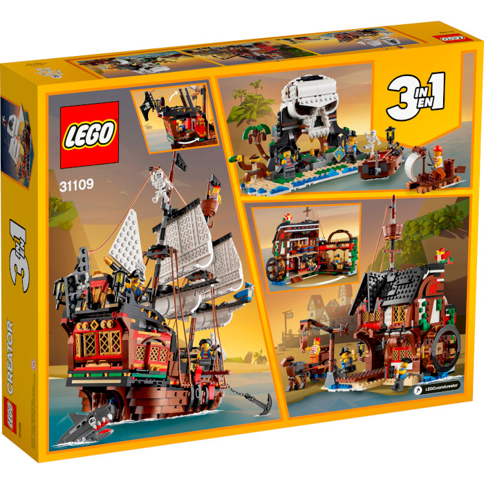 Конструктор LEGO Creator Пиратский корабль 1260дет. (31109)