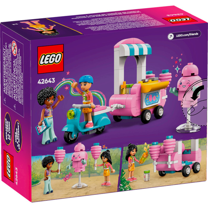 Конструктор LEGO Friends Ятка со сладкой ватой и скутер 110дет. (42643)