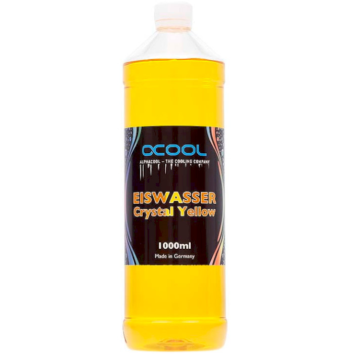 Охолоджуюча рідина ALPHACOOL Eiswasser Crystal Yellow Premixed Coolant 1л (18546)