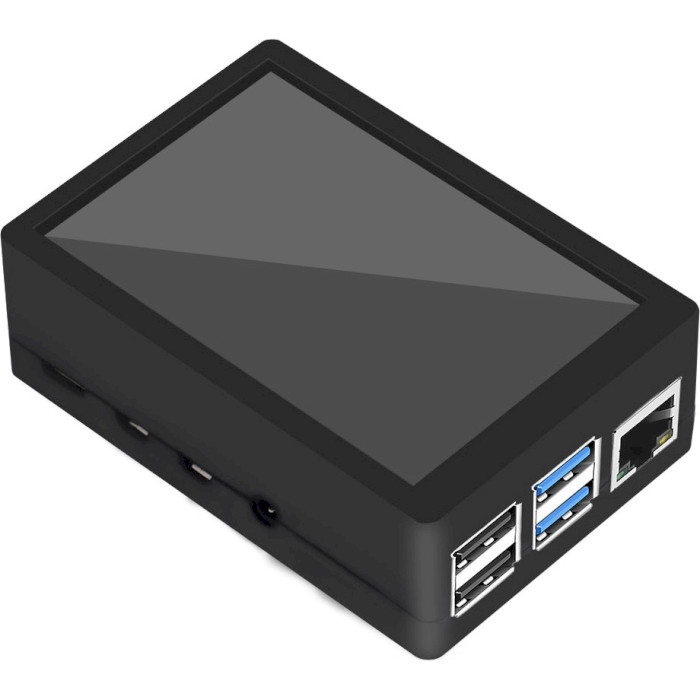 Корпус із дисплеєм 52PI ABS Case with 3.5" 480x320 Resistive Touch Screen TFT Display for Raspberry Pi 4B (K-0403)