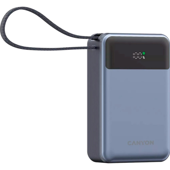 Повербанк CANYON OnPower 600 20000mAh Dark Gray