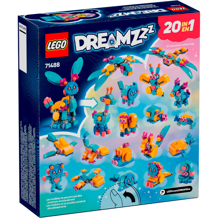 Конструктор LEGO DREAMZzz Творческие животные приключения Бунчу 143дет. (71488)