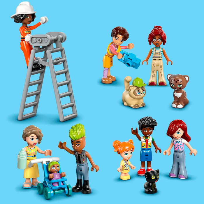 Конструктор LEGO Friends Хартлейк-Сити. Квартиры и магазины 2040дет. (42670)