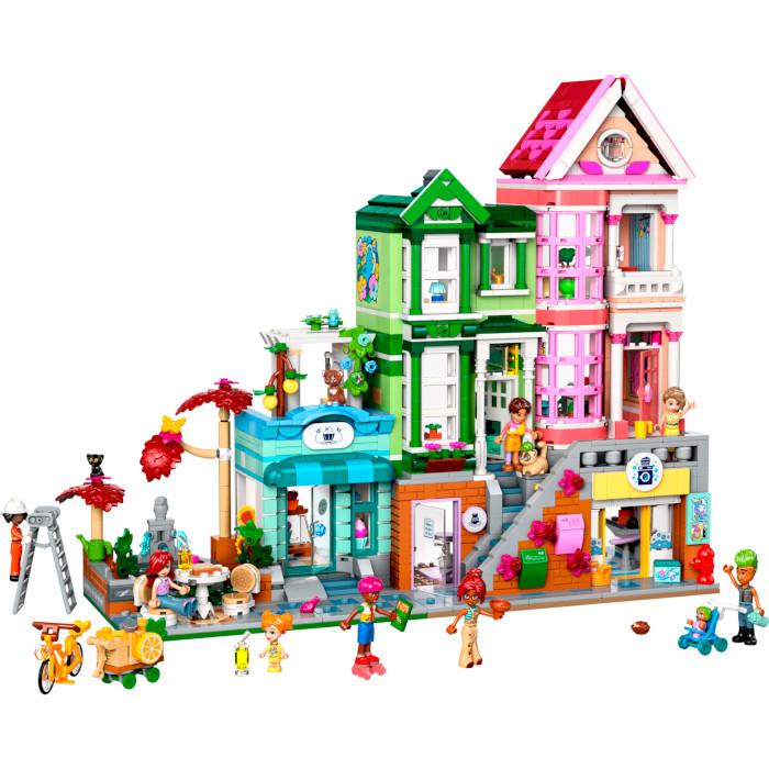 Конструктор LEGO Friends Хартлейк-Сити. Квартиры и магазины 2040дет. (42670)