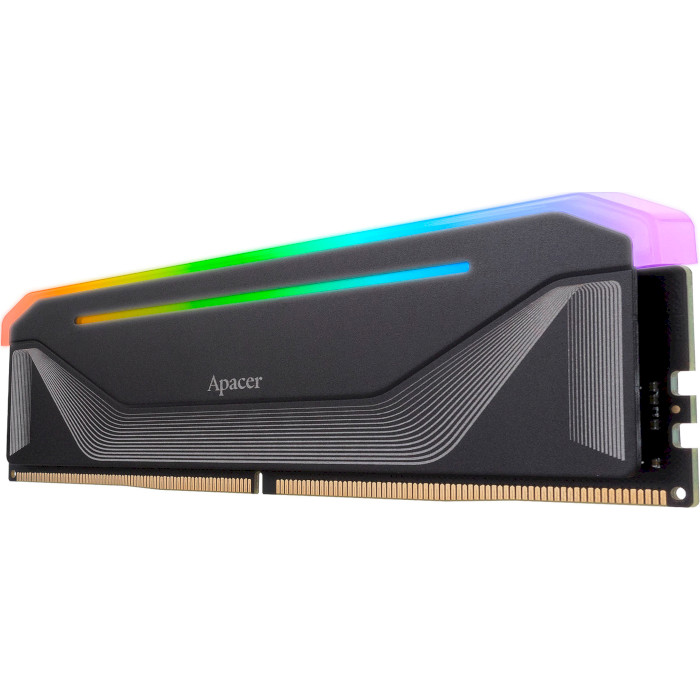 Модуль пам'яті APACER Nox RGB Black DDR5 6000MHz 32GB Kit 2x16GB (AH5U32G60C622NBAA-2)