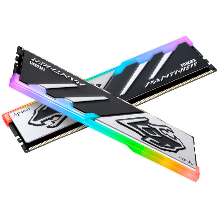 Модуль пам'яті APACER Panther RGB DDR5 6400MHz 32GB Kit 2x16GB (AH5U32G64C5529BAA-2)