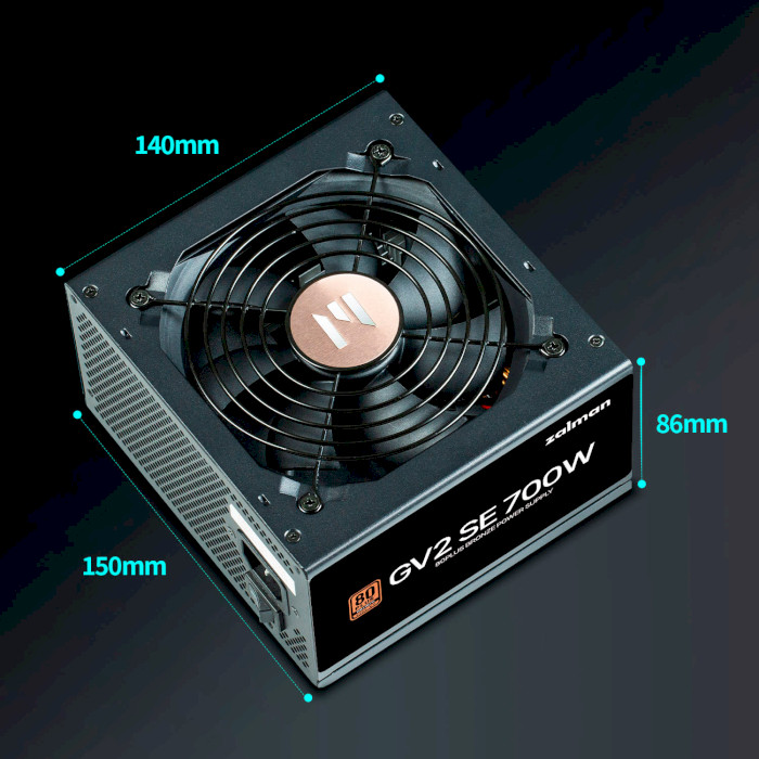 Блок питания 700W ZALMAN ZM700-GV2 SE