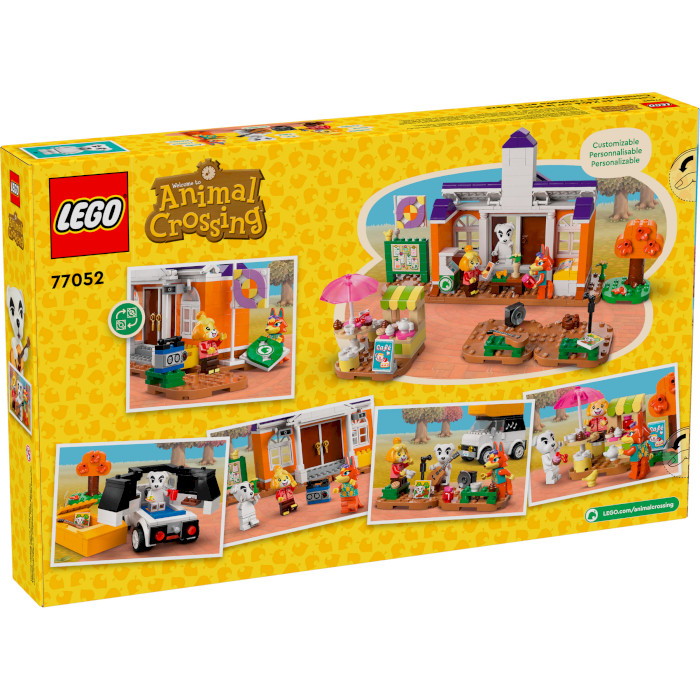 Конструктор LEGO Animal Crossing Концерт К.К. на площади 550дет. (77052)