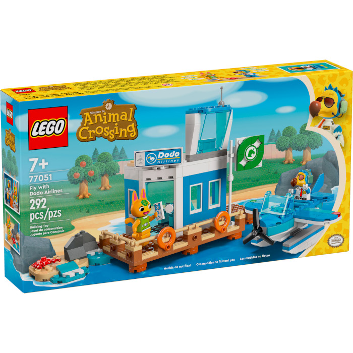 Конструктор LEGO Animal Crossing Летайте с Dodo Airlines 292дет. (77051)