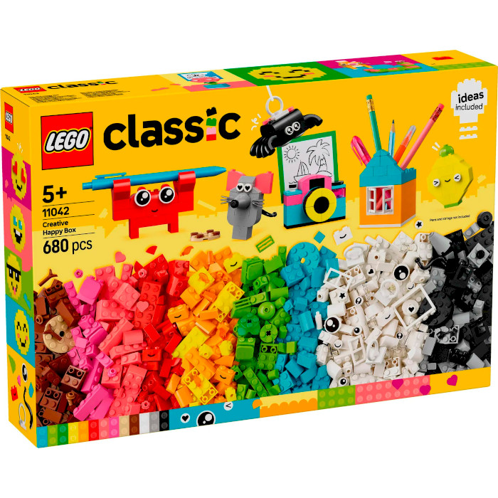 Конструктор LEGO Classic Счастливый творческий набор 680дет. (11042)